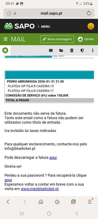 Espetaculo pedro Abrunhosa