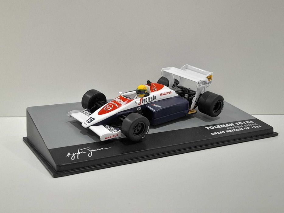 Miniatura escala 1/43 F1 Ayrton Senna