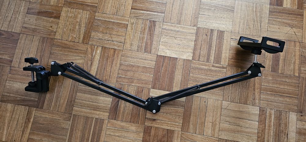 Suporte de mesa de metal para telemóvel