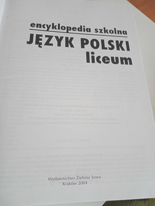 Encyklopedia j.polski liceum