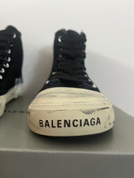 Кросівки/Кеди Balenciaga paris high-top graffiti
