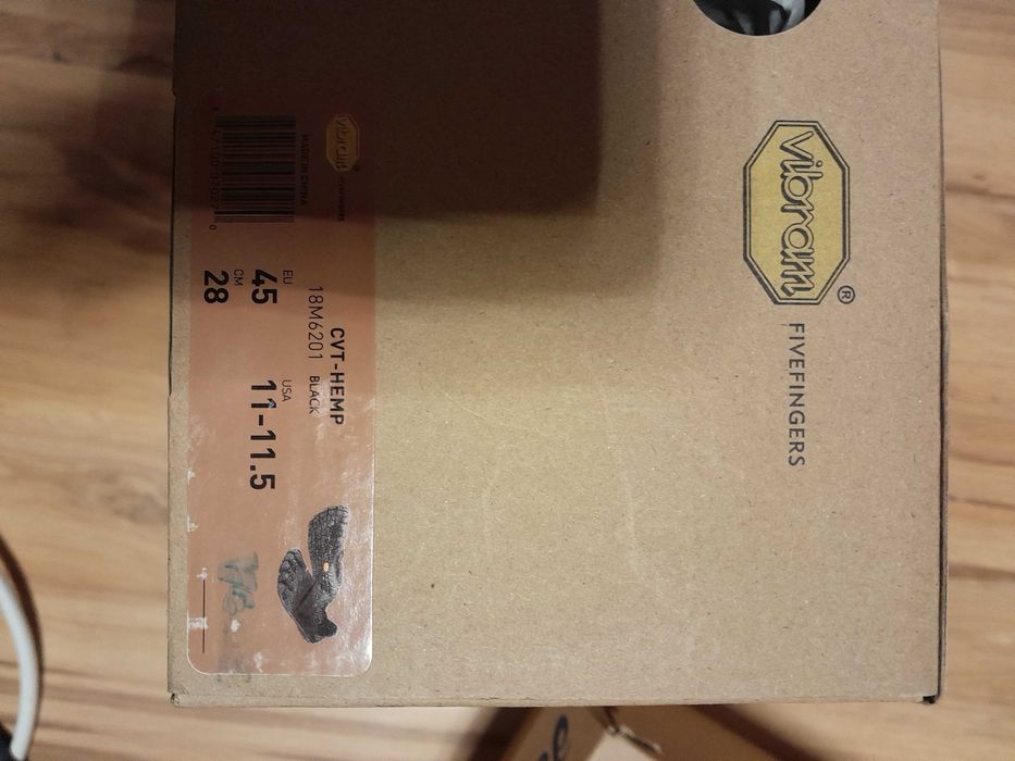 Buty z palcami vibram cvt hemp meskie 45 NOWE