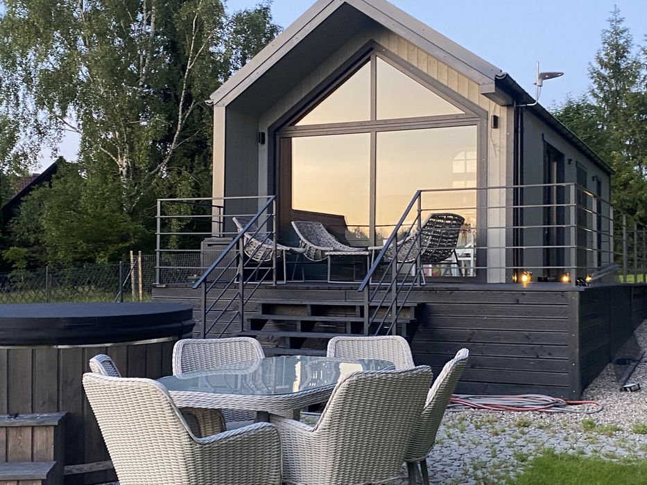 Kaszuby Domek letniskowy własna linią brzegowa, Sauna, balia, jacuzzi