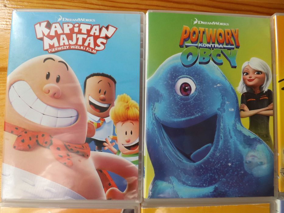 DreamWorks bajki, Panda, shrek, obcy, majtas dvd film