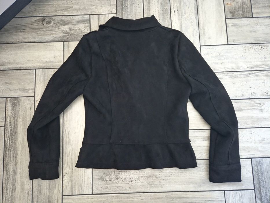 Czarna ramoneska zamszowa M/L