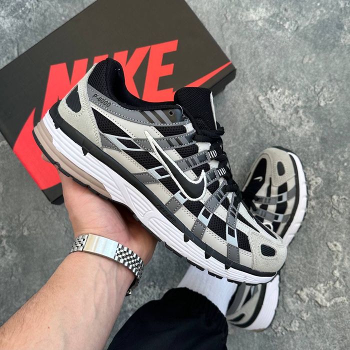 Кросівки Nike P-6000 light grey/black