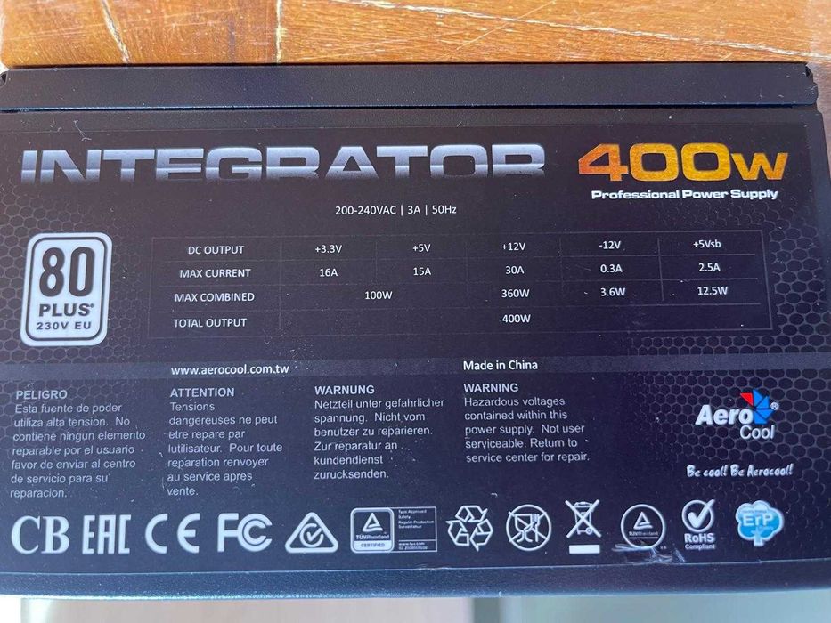 Fonte de Alimentação - Integrator 400W