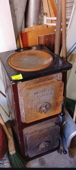 Piec  na węgiel i drzewo