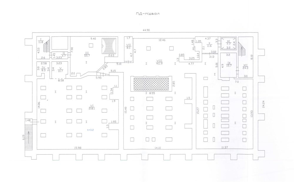 5 грн/кв.м. Оренда офісної будівлі 2880м2 ПІД РЕМОНТ. В центрі Дніпра