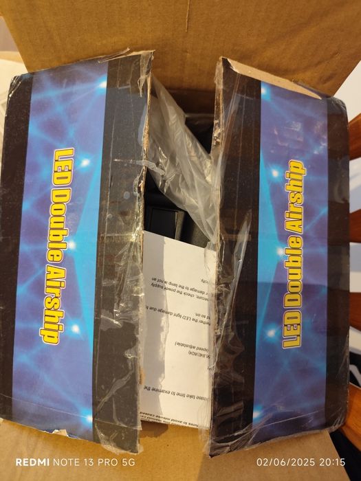 Laser double airship