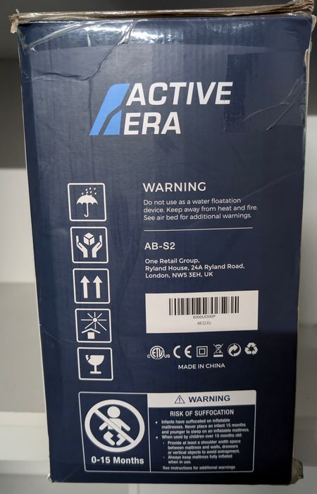 Colchão Insuflável Active Era Luxury com Bomba Eléctrica -191x99x53 cm