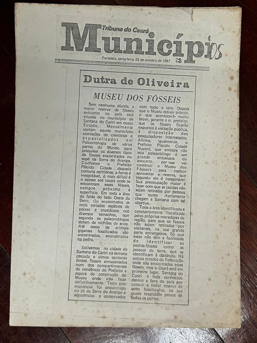 Fossil com com mais de 100 milhoes de anos