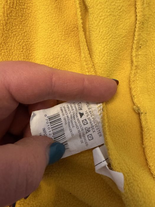 Żółta bluza kurtka softshell 152