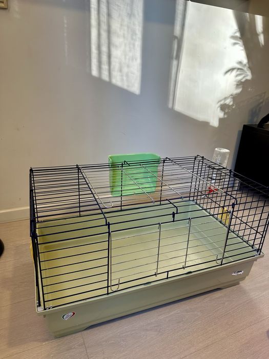 Gaiola de coelho + acessórios