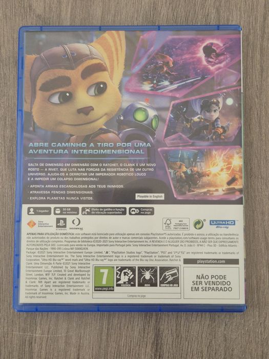 Jogo PS5 - Ratchet e Clank