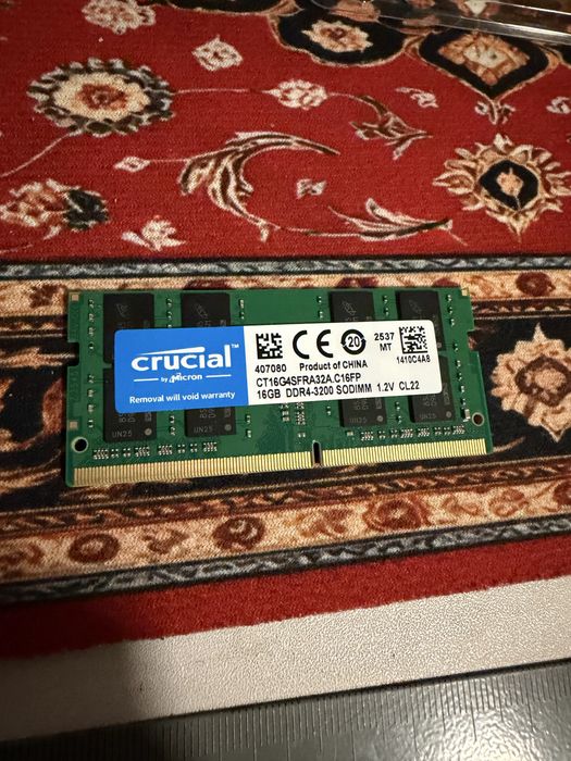 RAM Crucial 16 GB DDR4 SO-DIMM „2rx8”