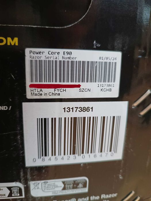Hulajnoga elekytyczna RAZOR E90 PowerCore różowa