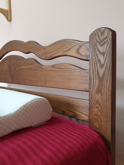 Ліжко "Багет" 160/200,дерев'яне,двоспальне,180/200;140/200,ясен