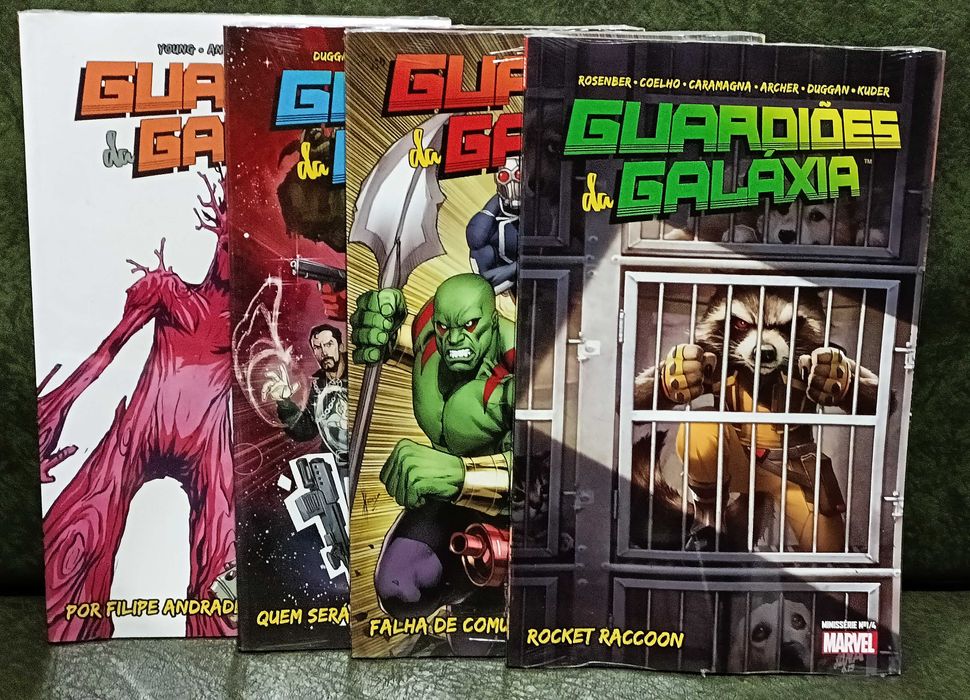 Marvel, Guardiões da Galáxia, Serie completa (4 volumes NOVOS)