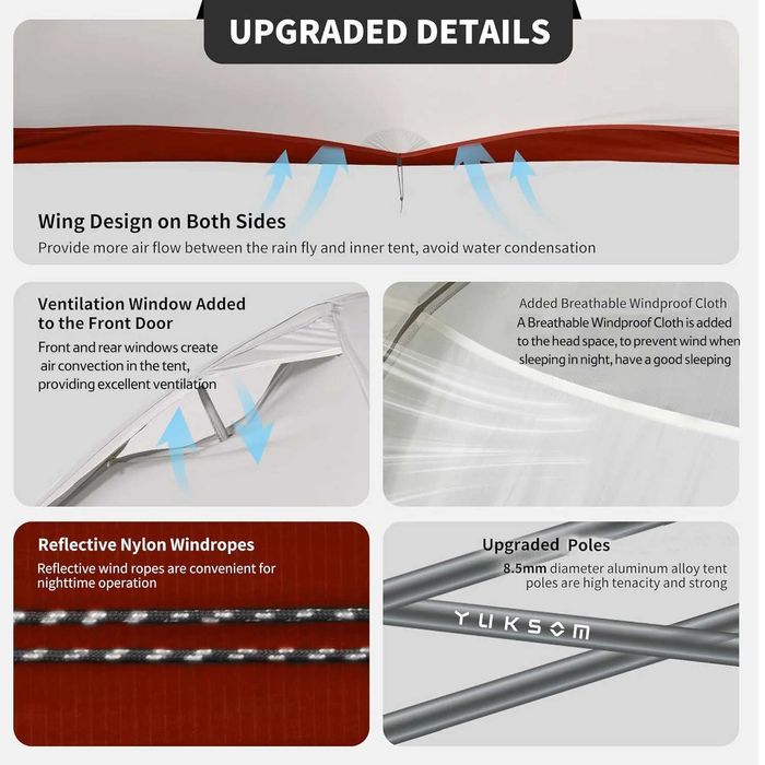 Намет палатка Naturehike Cloud Up 1 2 PRO нейлон 20D