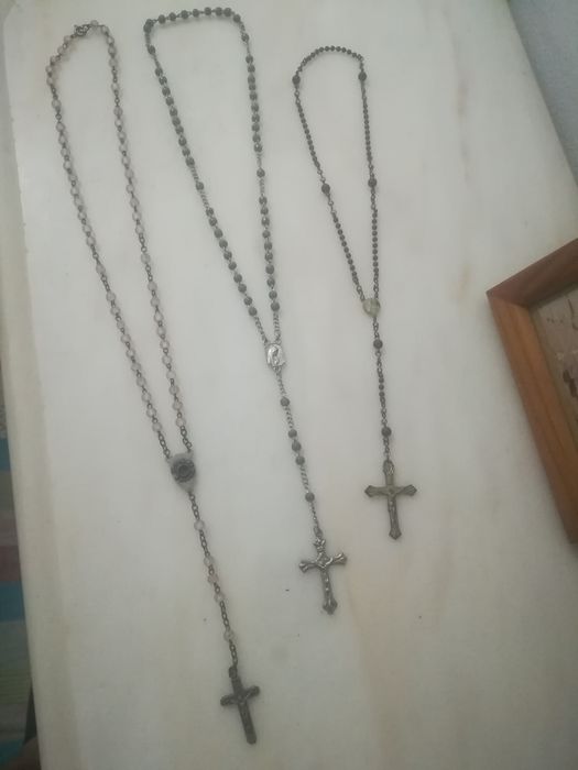 Terços vintage 3 diferentes