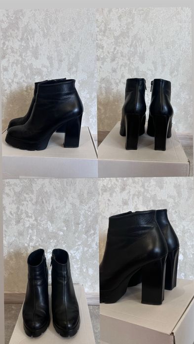 Продам сапожки шкіряні