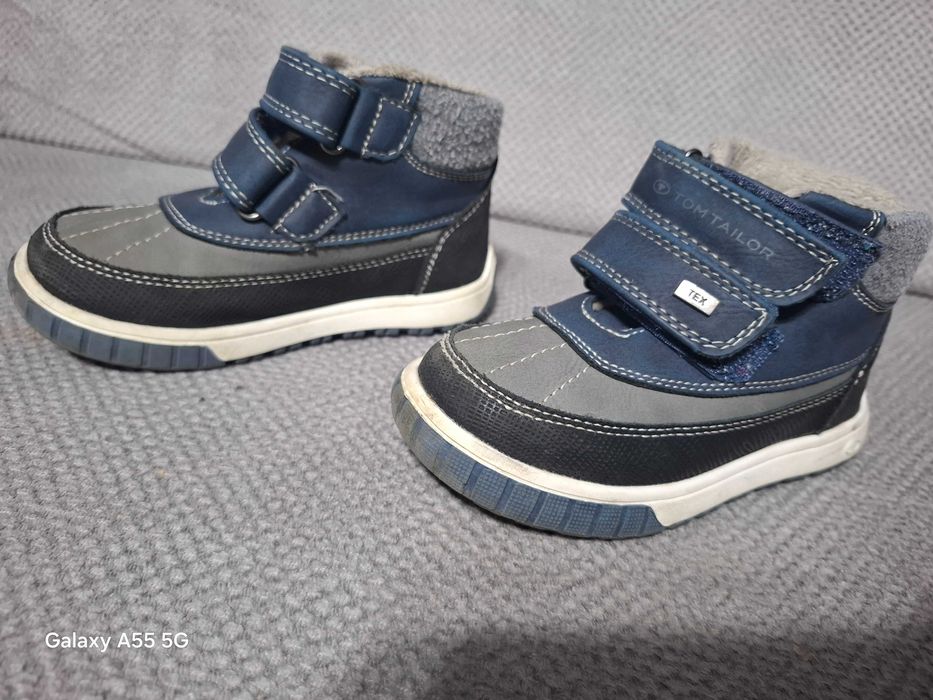 Ocieplane buty chłopięce