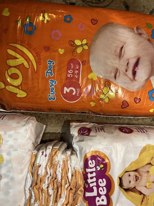 Підгузки 3 розмір (4-9 кг)