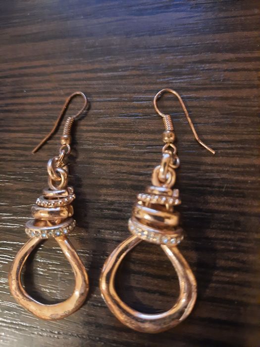 Винтажные сережки серьги винтаж