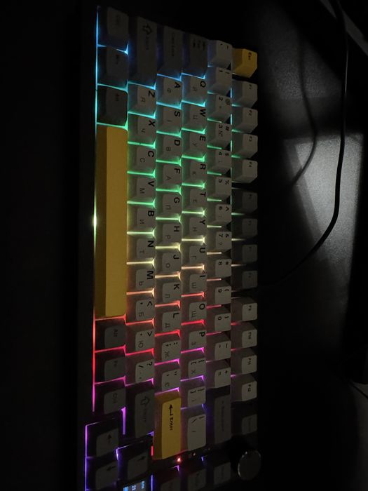клавіатура Ajazz AK820 Pro Flying Fish Switch Black RGB