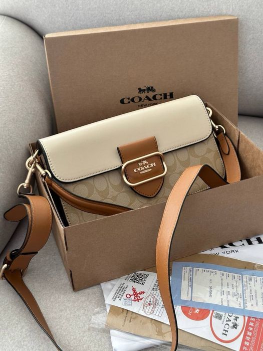 Сумочка преміум якості Coach Morgan 2 кольори акційна ціна до 5.04