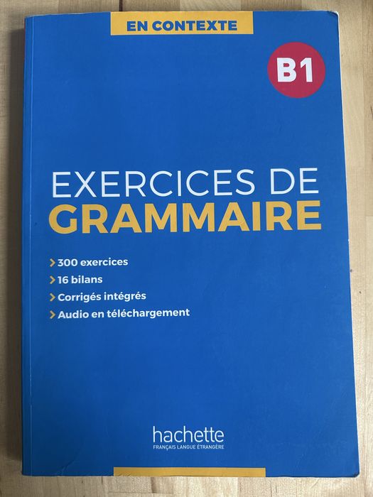 exercices de grammaire B1 wydawnictwo hachette