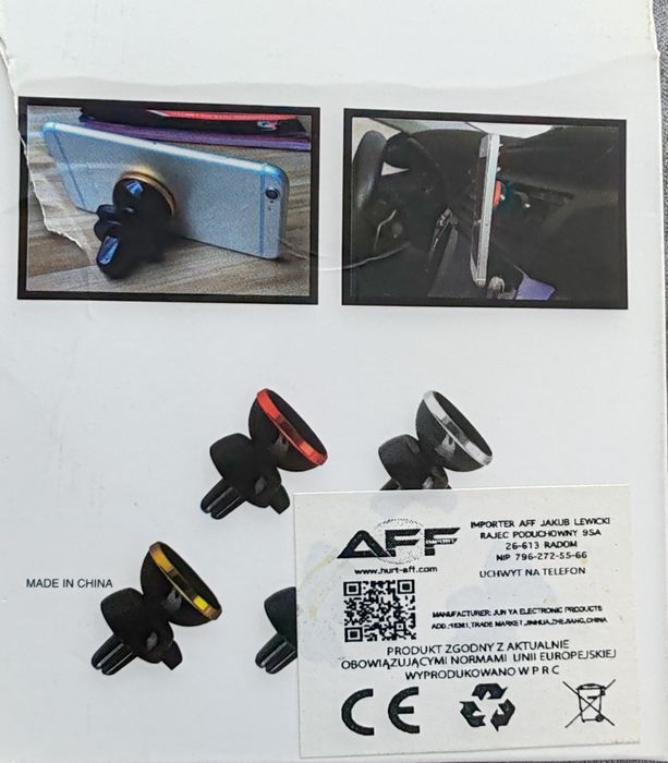 Uchwyt na telefon. Magnetyczny uniwersalny