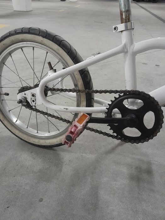 Rower dziecięcy, różowy