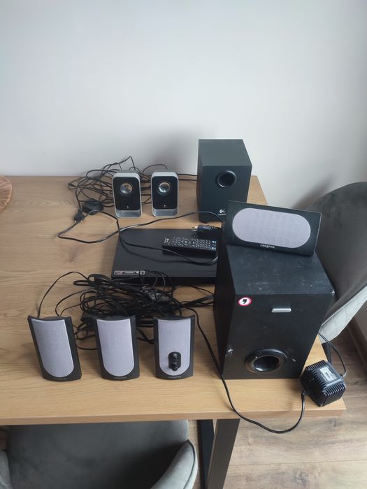 Głośniki Creative 2.1 3.1 4.1 5.1 DVD LG