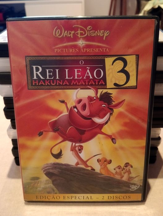 DVD Disney o rei leão 3