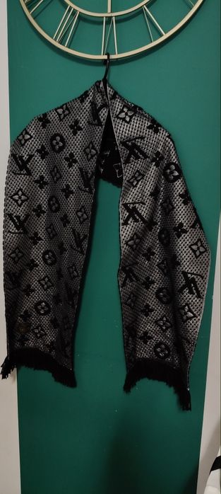 Gruby ciepły szal Louis Vuitton