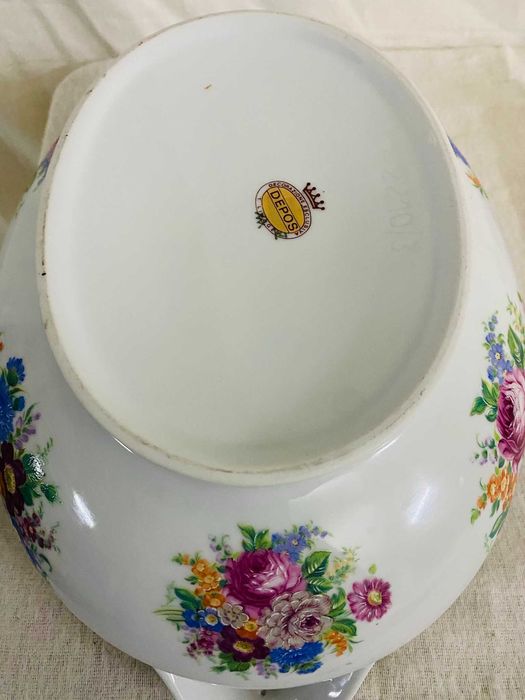 Terrina Monumental + Travessa Gigante Limoges DEPOS – Kit 4