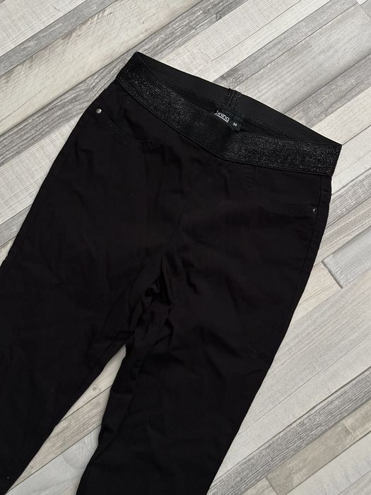 Джегінси чорні лосіни джинсові з резинкою джинси