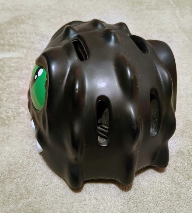 Дитячий шолом Crazy Black Dragon для роликів та велосипеда (49-55 см)