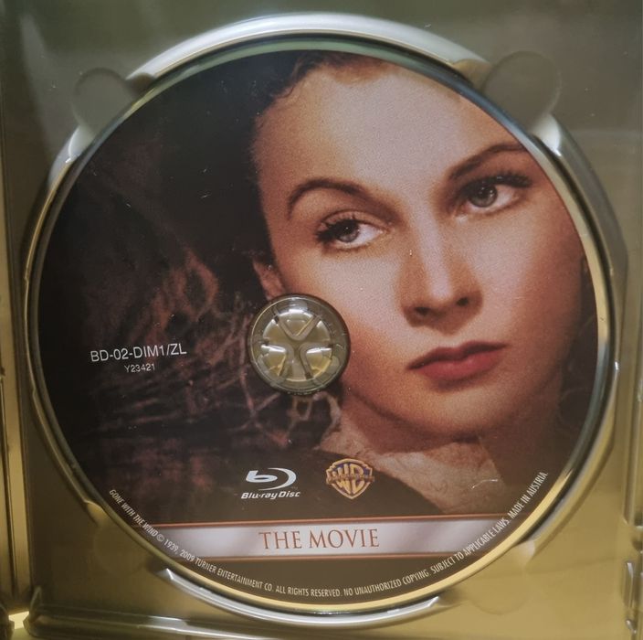 Blu ray фільм Віднесені вітром,імпорт з перекладом.