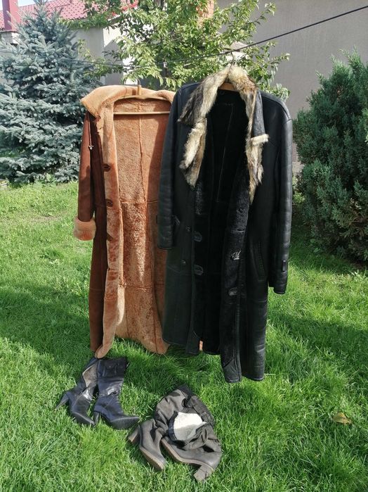 Сапоги замшевые на овчине 38-39 р. БУ