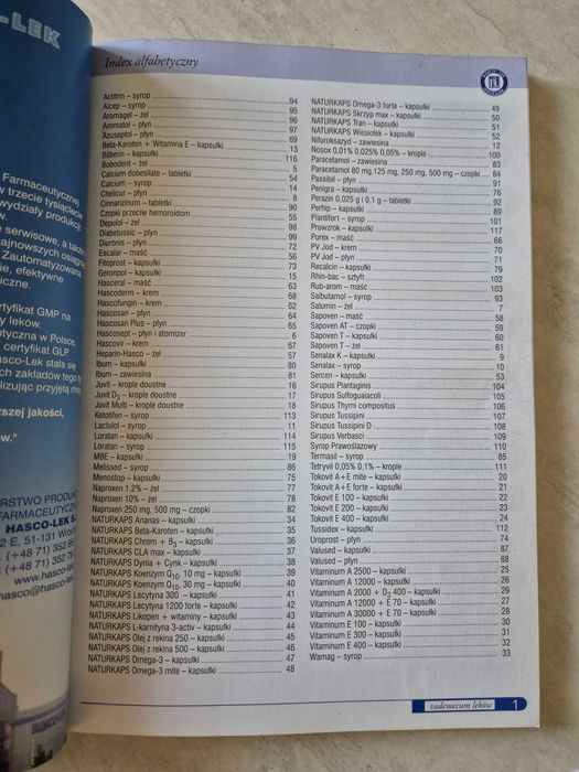 Vademecum leków Hasco lek