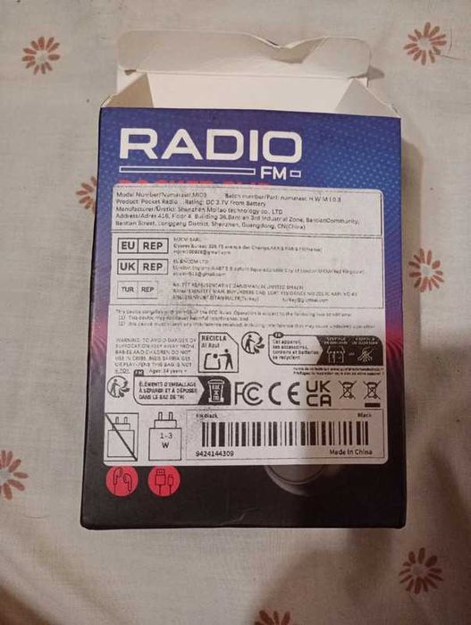 Rádio pequeno portátil