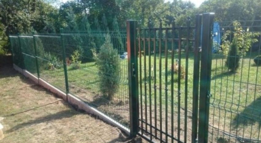 Ogrodzenie siatka panel montaż