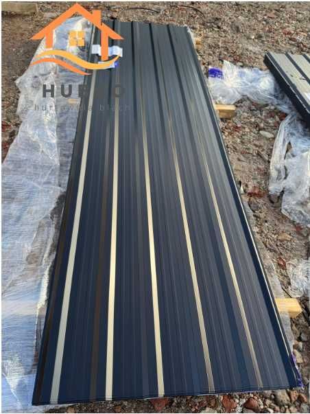 Blacha Trapezowa T18  powłoka połysk, kolor RAL 9005 czarny gr. 0,50mm