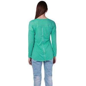 Camisola Verde Mentol com Fecho nas Costas - Mulher - Tam. L