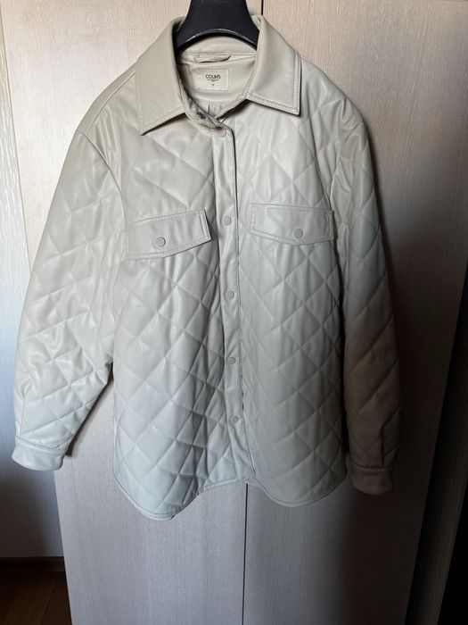 Курта-піджак, з еко шкіри, розмір 42