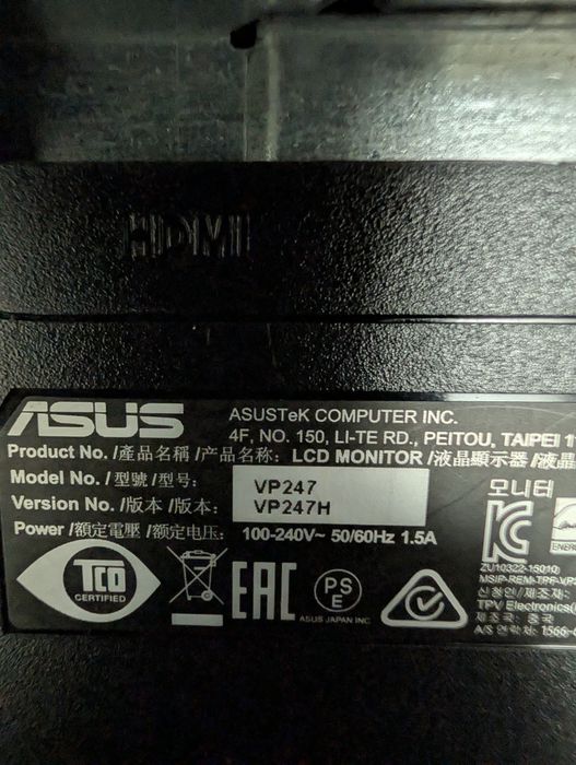 Vendo 3 monitores ASUS 24" (posso vender separado)