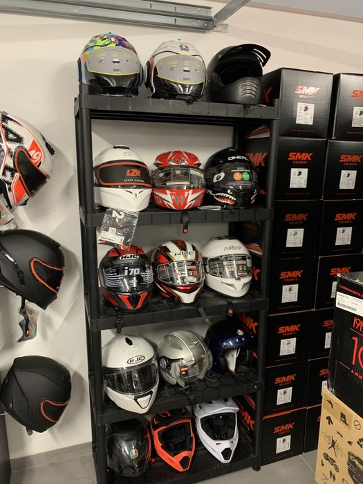 Outlet Kaski motocyklowe kurtka buty rekawice Nowe Uzywane!